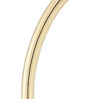 14K Gold Large Oval Link Drop Earrings