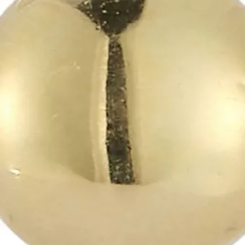 14K Gold Circle Drop Earrings