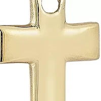 14K Gold Cross Pendant Necklace, Made in Italy