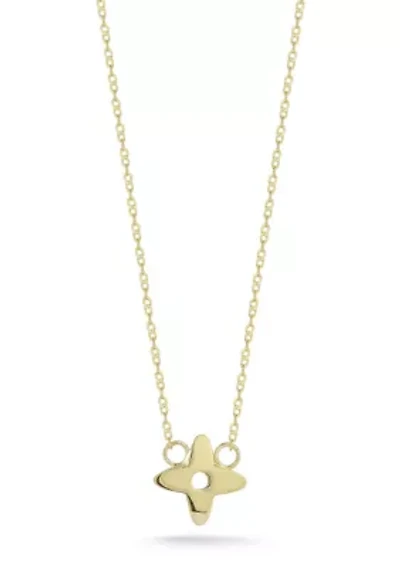 14K Gold Star Pendant Necklace