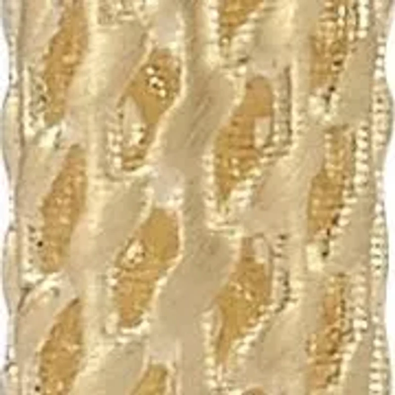 14K Gold Mesh Hoop Earrings