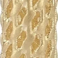 14K Gold Mesh Hoop Earrings