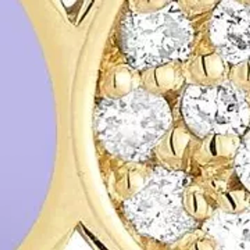 14K Gold Diamond and Enamel Butterfly Pendant Necklace