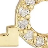 14K Gold Diamond Love Pendant Necklace