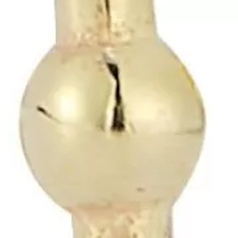 14K Gold Dainty Oval Stud Earrings, Made in Italy