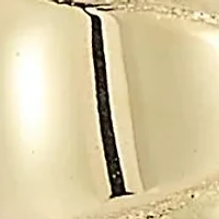 14K Gold Croissant Stud Earrings