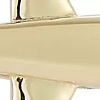 14K Gold Airplane Stud Earrings