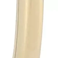 14K Gold Polished Oval Huggie Hoop Earrings