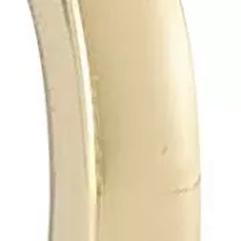 14K Gold Round Huggie Hoop Earrings