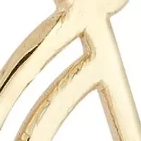 14K Gold Citrus Slice Pendant Necklace, Made in Italy