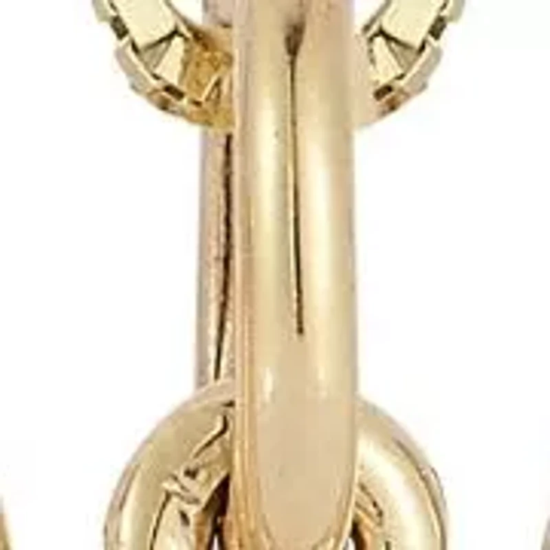 14K Gold Dog Face Pendant Necklace, Made in Italy