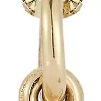 14K Gold Seashell Pendant Necklace, Made in Italy