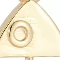 14K Gold Fish Pendant Necklace, Made in Italy