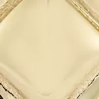 14K Gold Quilted Heart Stud Earrings