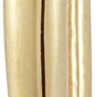 14K Gold Mariner Charm Oval Hoop Earrings