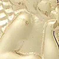 14K Gold Cherub Stud Earrings