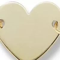 14K Gold Triple Heart Bracelet, Made in Italy