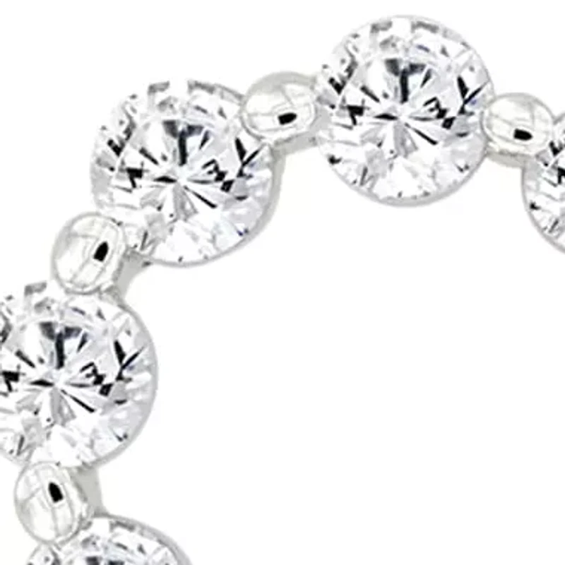 Lab Created 0.50 ct Lab Grown Diamond Heart Pendant in Silver