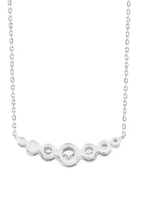 Lab Created 1 ct Lab Grown Diamond Necklace in Silver