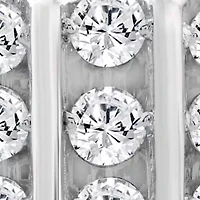 Lab Created ct Lab Grown Diamond Mens Ring in Silver