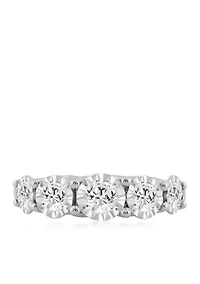 Lab Created 1.50 ct Lab Grown Diamond Ring in Silver