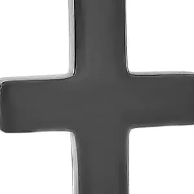 Cross Hoop & Stud Earring Set for Men and Women