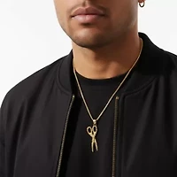 Rope Chain With Scissor Pendant