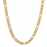 6mm Figaro Link Stainless Steel Necklace