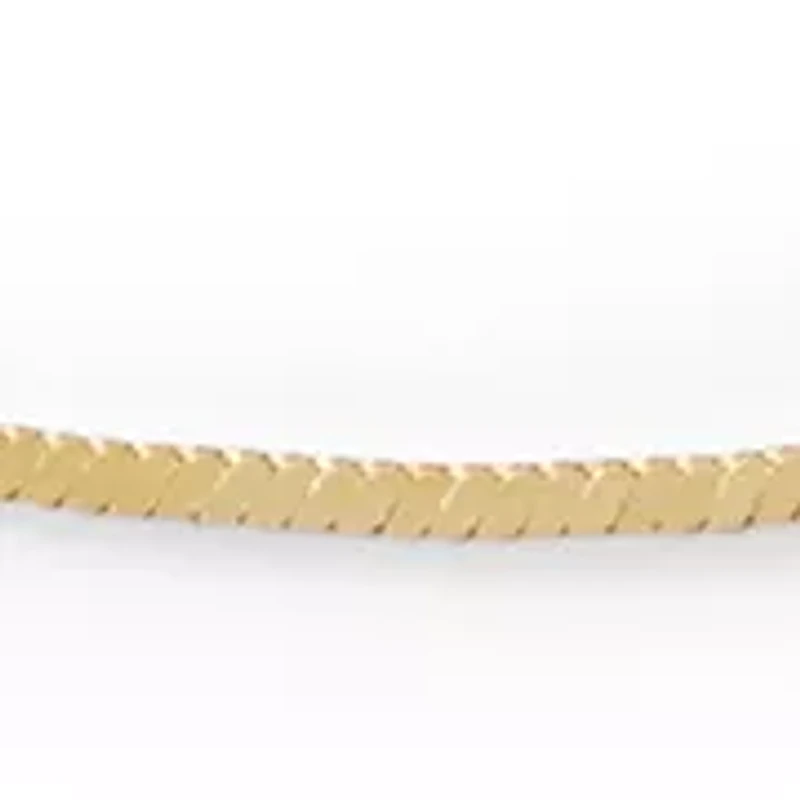 Gold Over Sterling Silver Chain Necklace