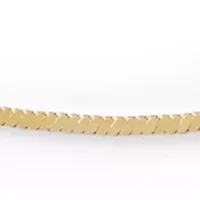 Gold Over Sterling Silver Chain Necklace