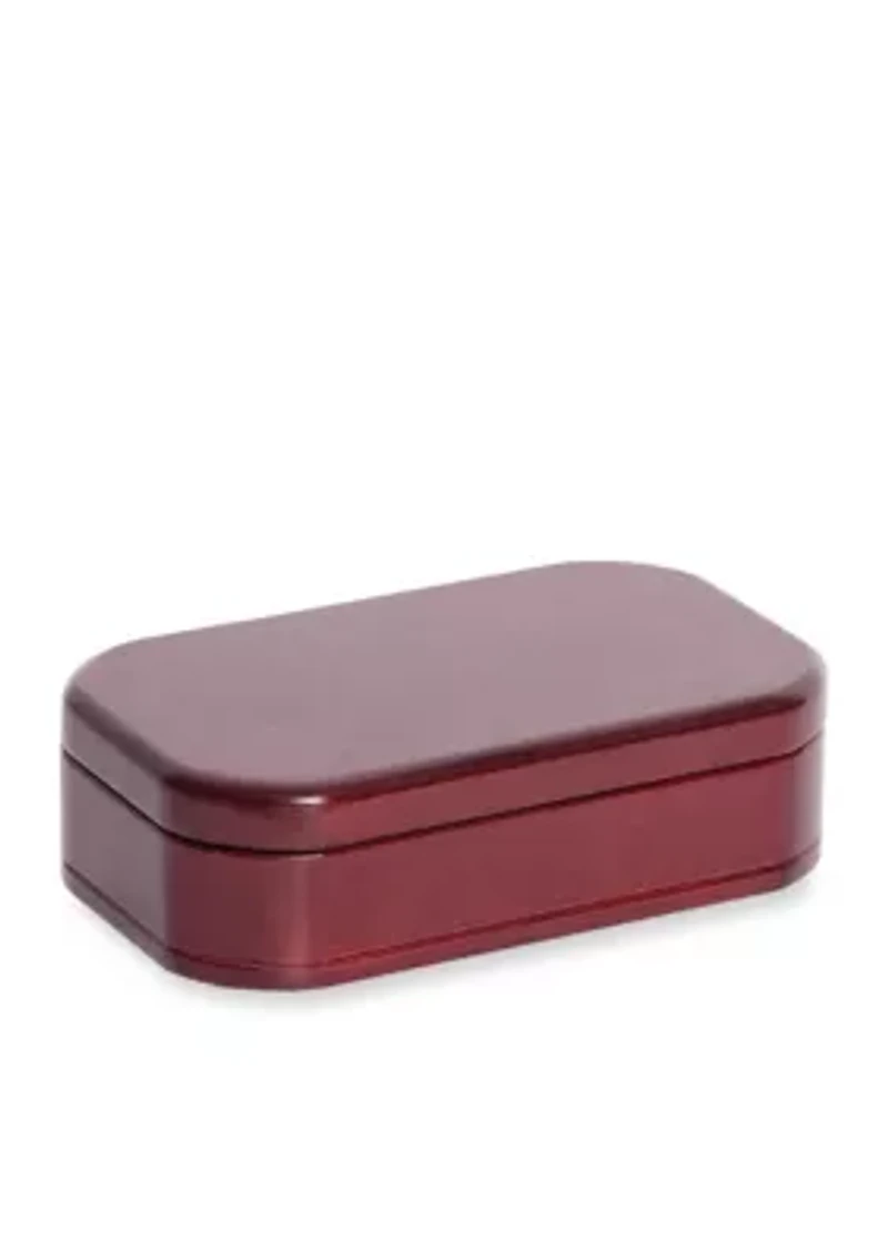Morgan Wooden Jewelry Box in Cherry Finish - Online Only