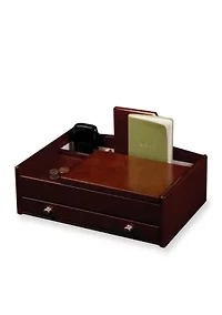 Davin Men's Wooden Dresser Top Valet