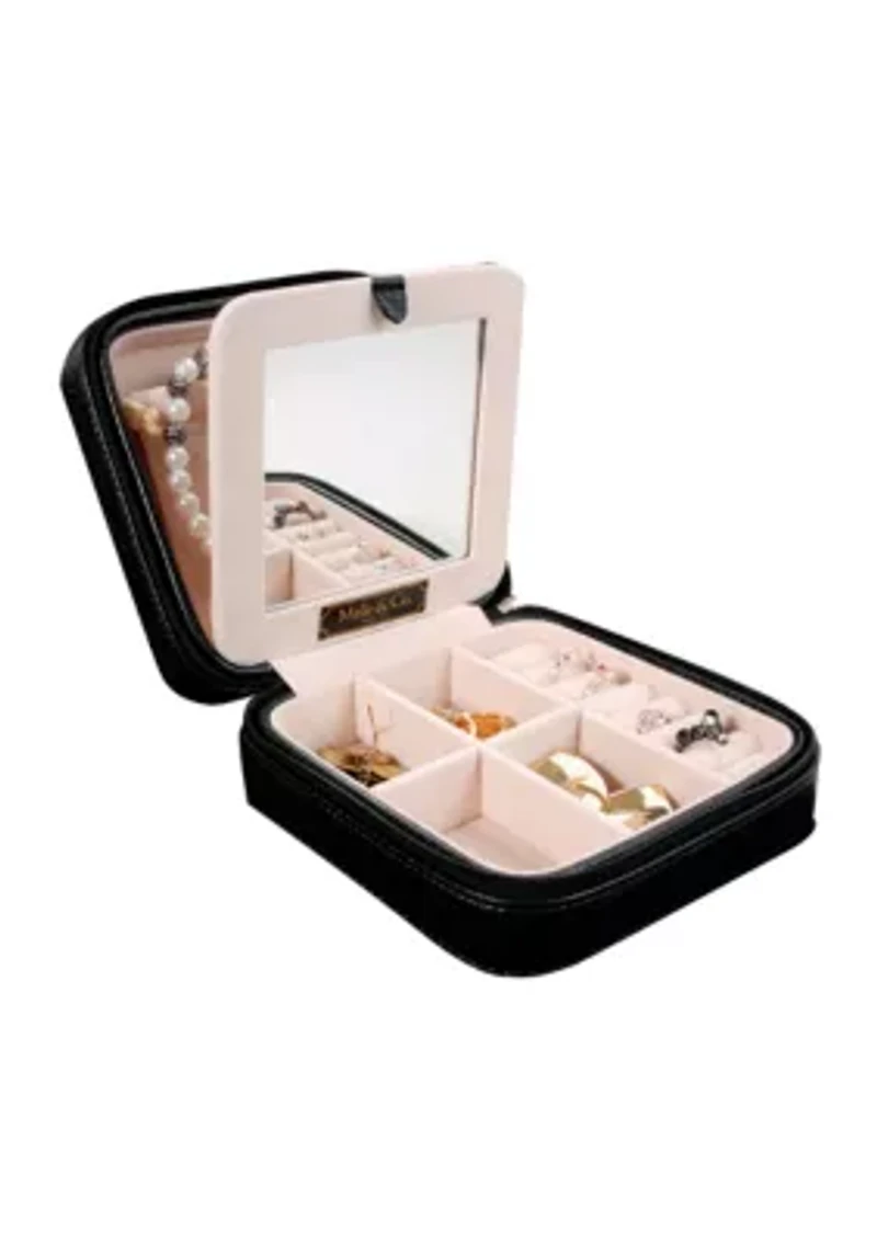 Dana Faux Leather Jewelry Box in