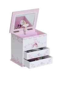 Angel Girl's Musical Ballerina Jewelry Box