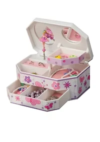 Kelsey Girl's Musical Ballerina Jewelry Box