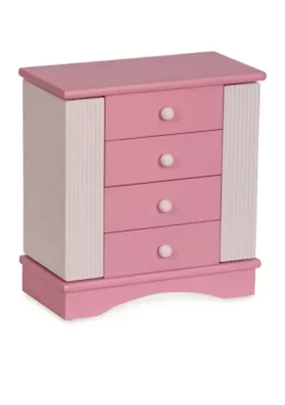 Elise Girl's Wooden Musical Ballerina Jewelry Box