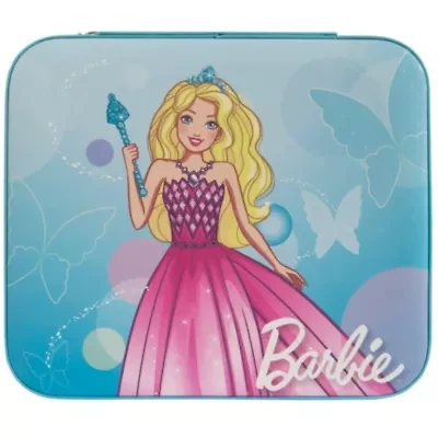 Barbie Butterfly Vegan Leather Travel Jewelry Case by Mele and Co