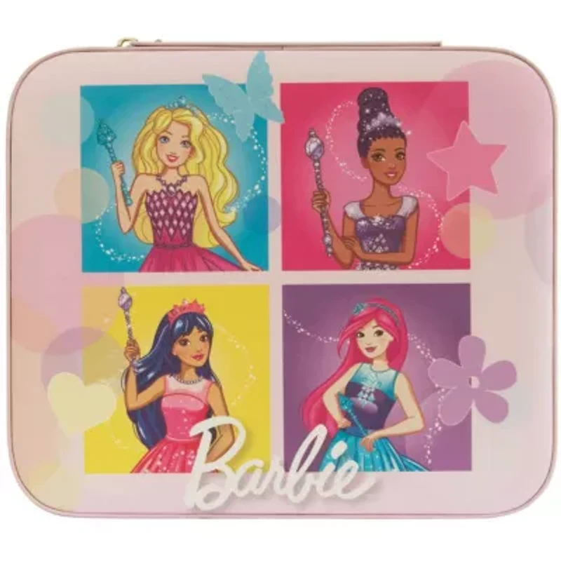 Barbie Butterfly Vegan Leather Travel Jewelry Case by Mele and Co
