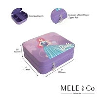 Barbie Flower Vegan Leather Travel Jewelry Case by Mele and Co