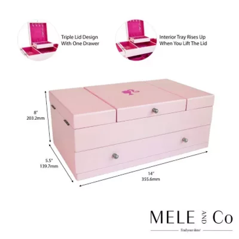Barbie Baubles & Bling Wooden Jewelry Box by Mele and Co