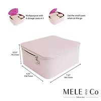 Barbie Bento Vegan Leather Travel Jewelry Case by Mele and Co