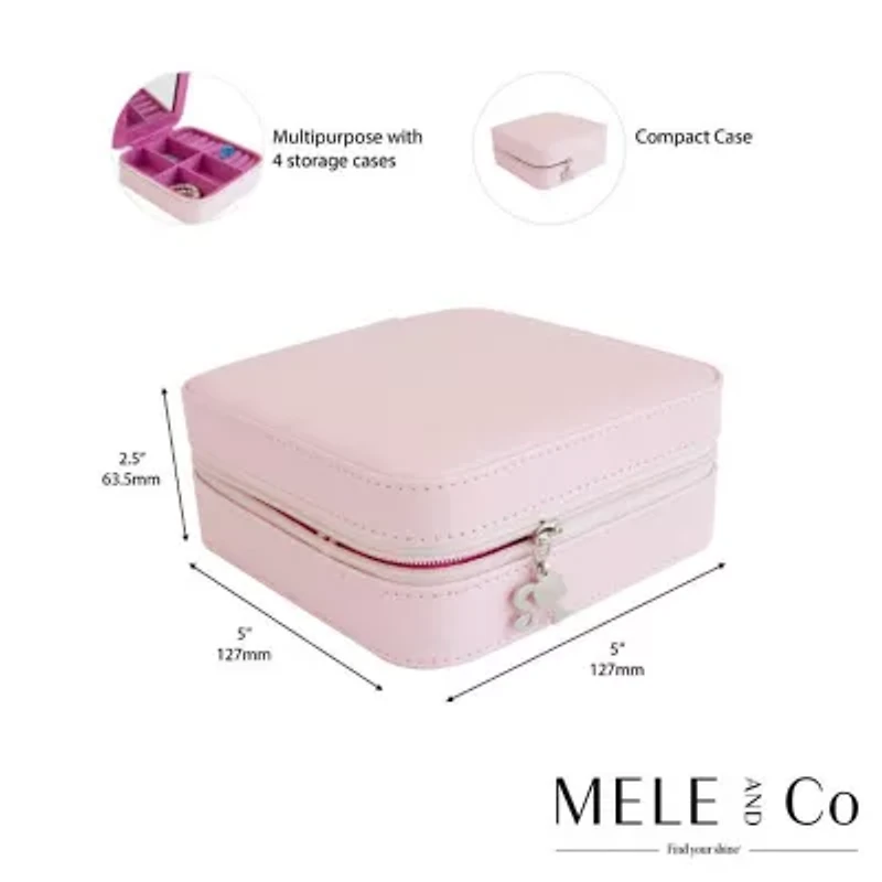 Barbie Bitsy Bijou Vegan Leather Travel Jewelry Case by Mele and Co
