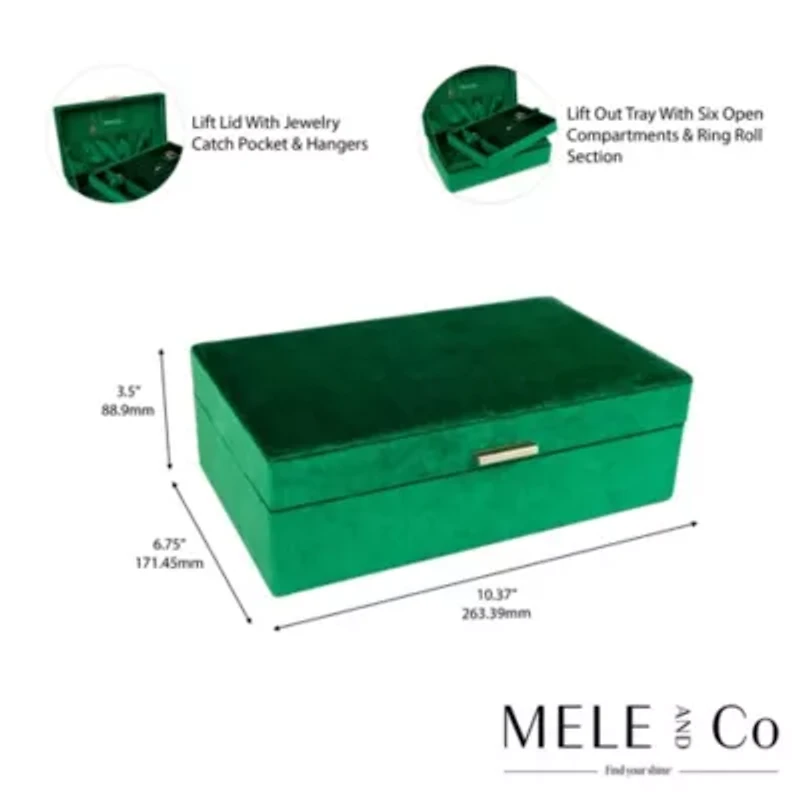 Mele and Co Jewel Emerald