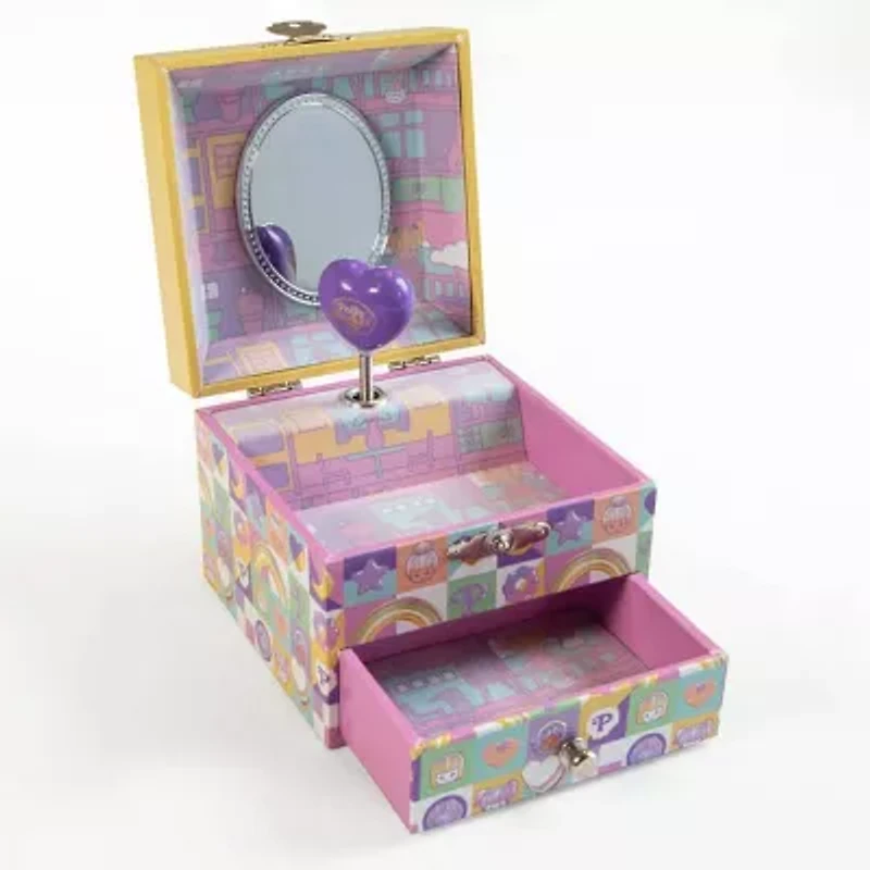 Polly Pocket Square Musical Jewelry Box by Mele and Co