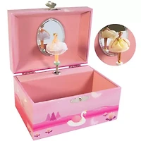 Mele and Co Swan Lake Musical Ballerina Jewelry Box