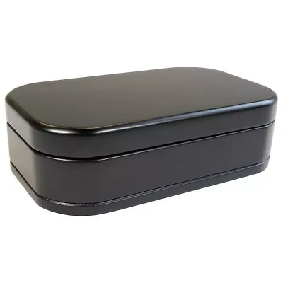 Mele and Co Morgan Wooden Jewelry Box in Black
