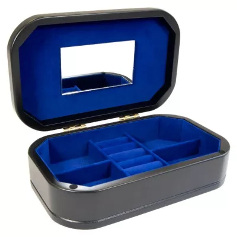 Mele and Co Morgan Wooden Jewelry Box in Black