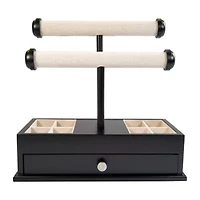 Mele and Co Ivy Jewelry Box and Bangle Bar in Black