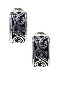 Button Clip Earrings