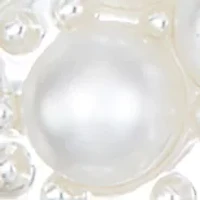 Silver Tone White Pearl Sheep Pin - Boxed 